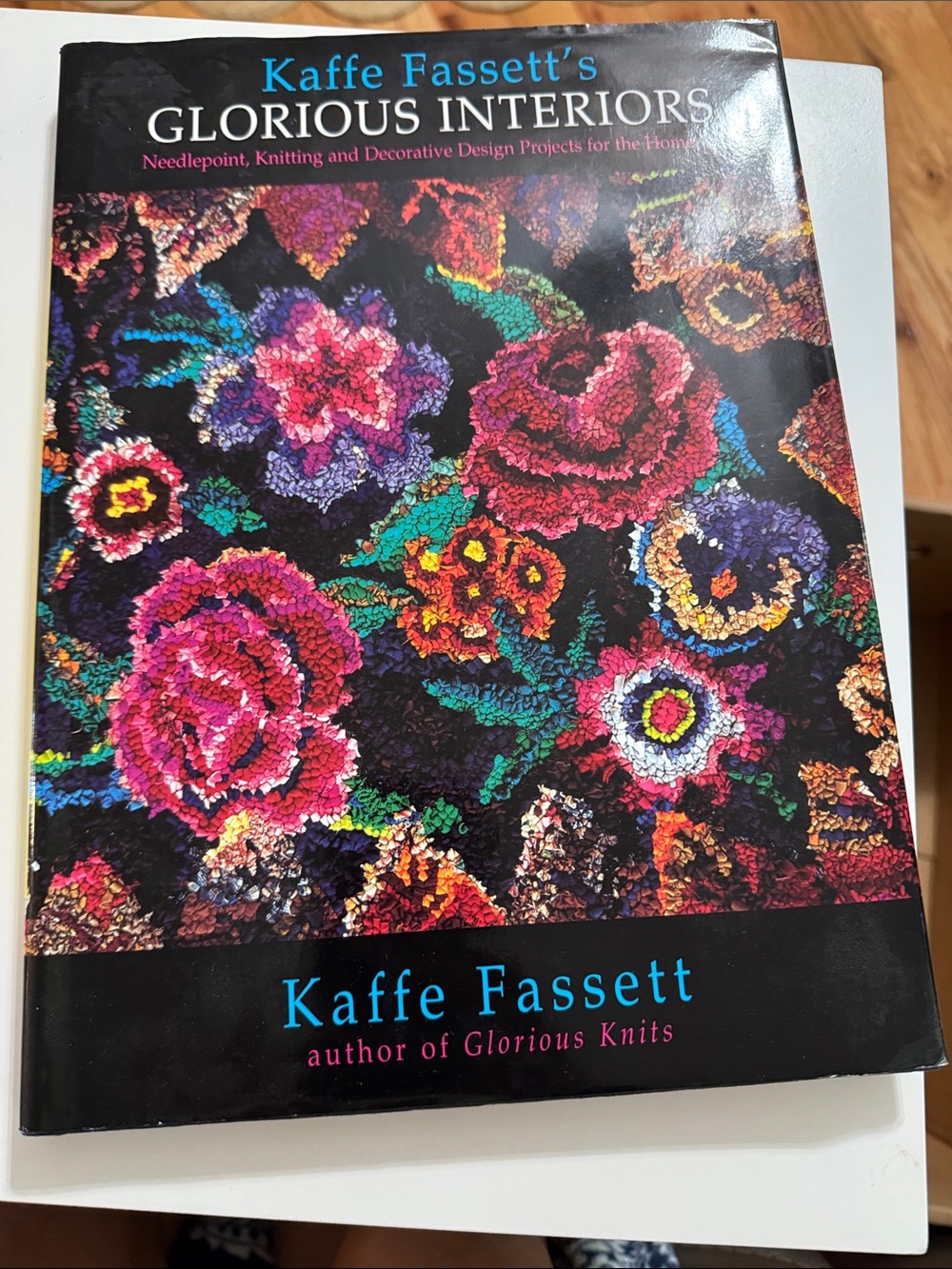 Kaffe Fassett's Glorious Interiors 1995 Needlepoint, Knitting Decorative Design
